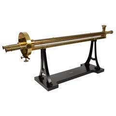 1893 Antique Lippich Brass Polarimeter Antique Physic Analysis  Instrument 