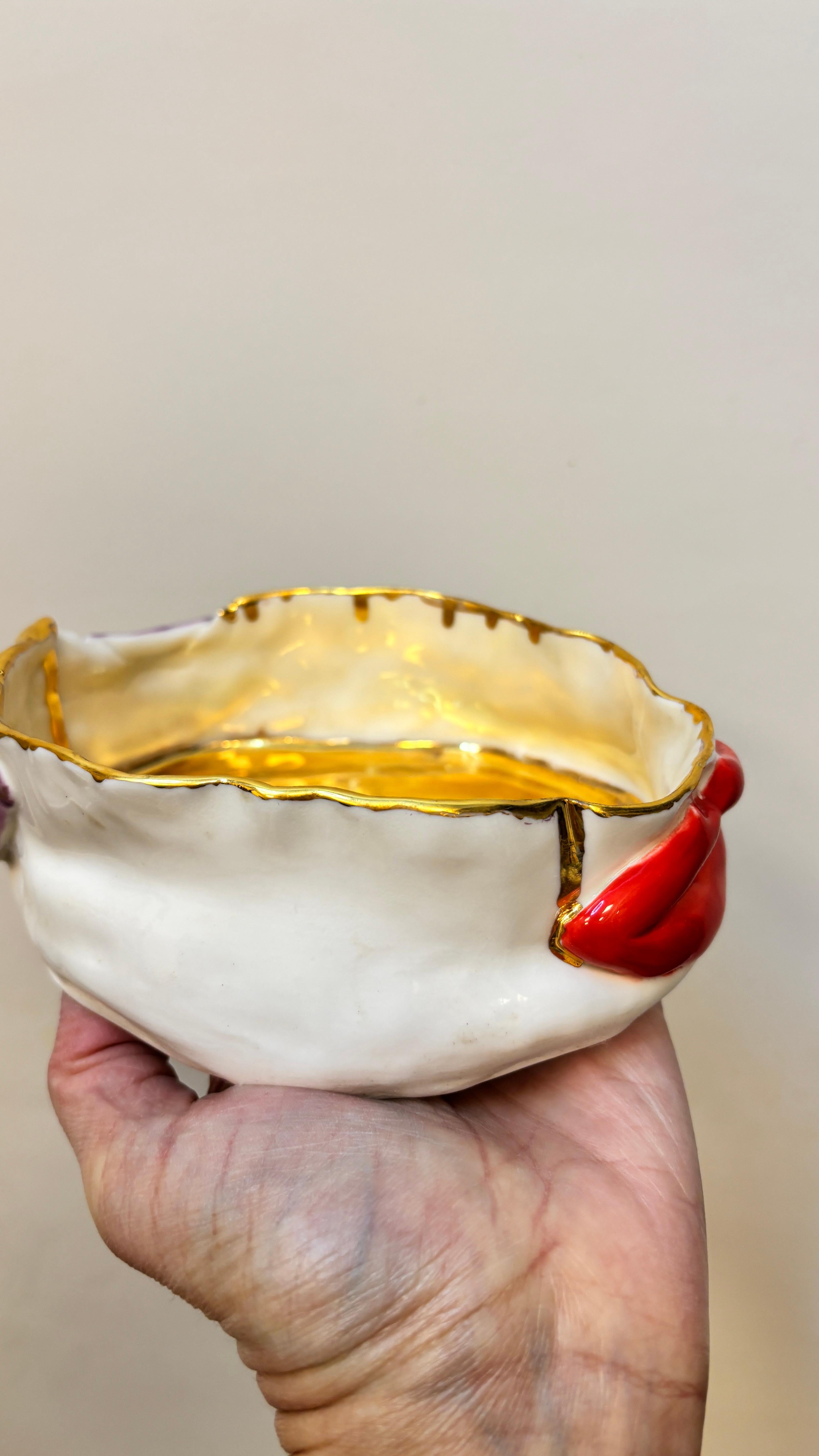 Porte-bougies/bonbons Lips de l'artiste - designer Hania Jneid en vente 2