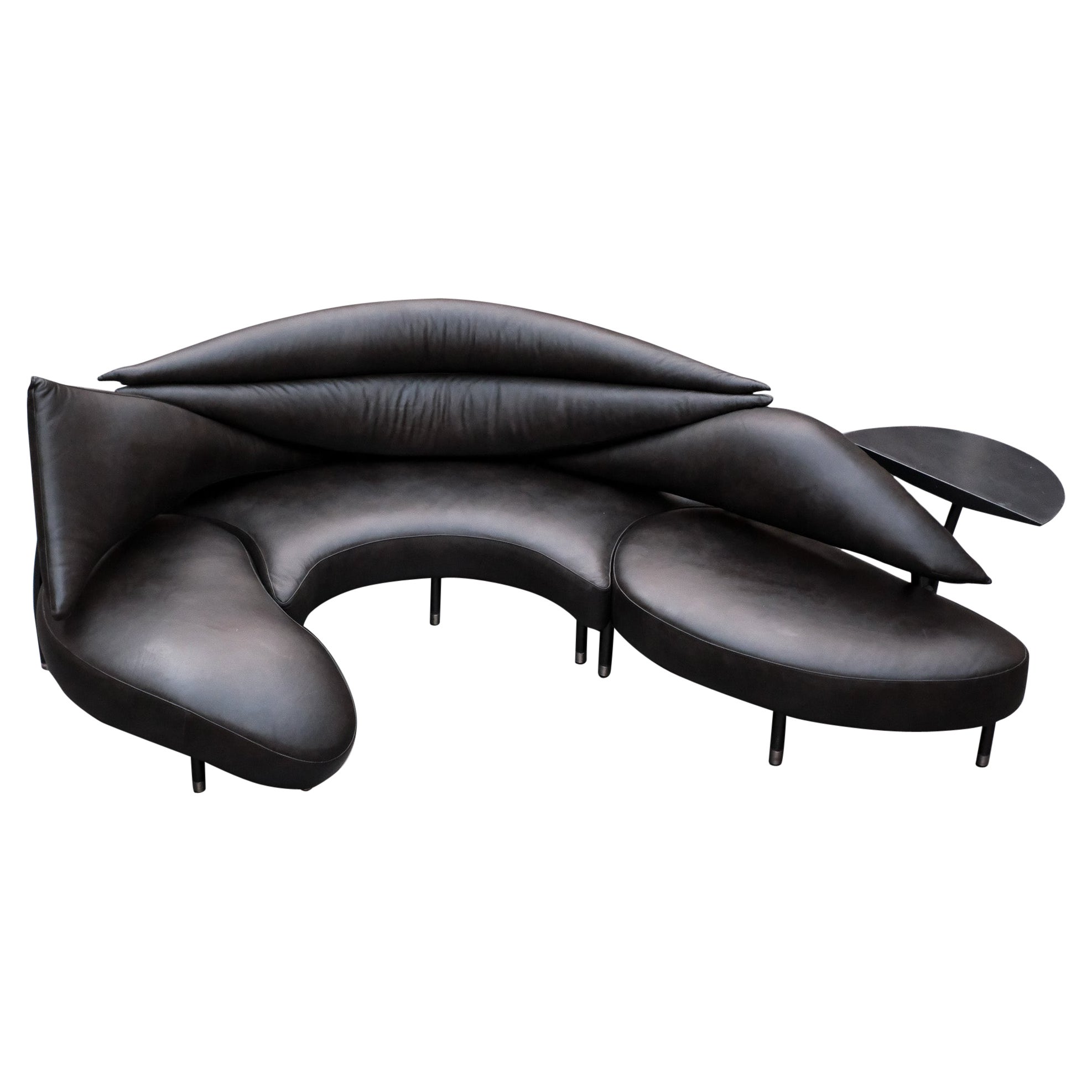 Lips – Italienisches modulares Inselsofa im Raumzeitalter, ca. 1960er Jahre im Angebot