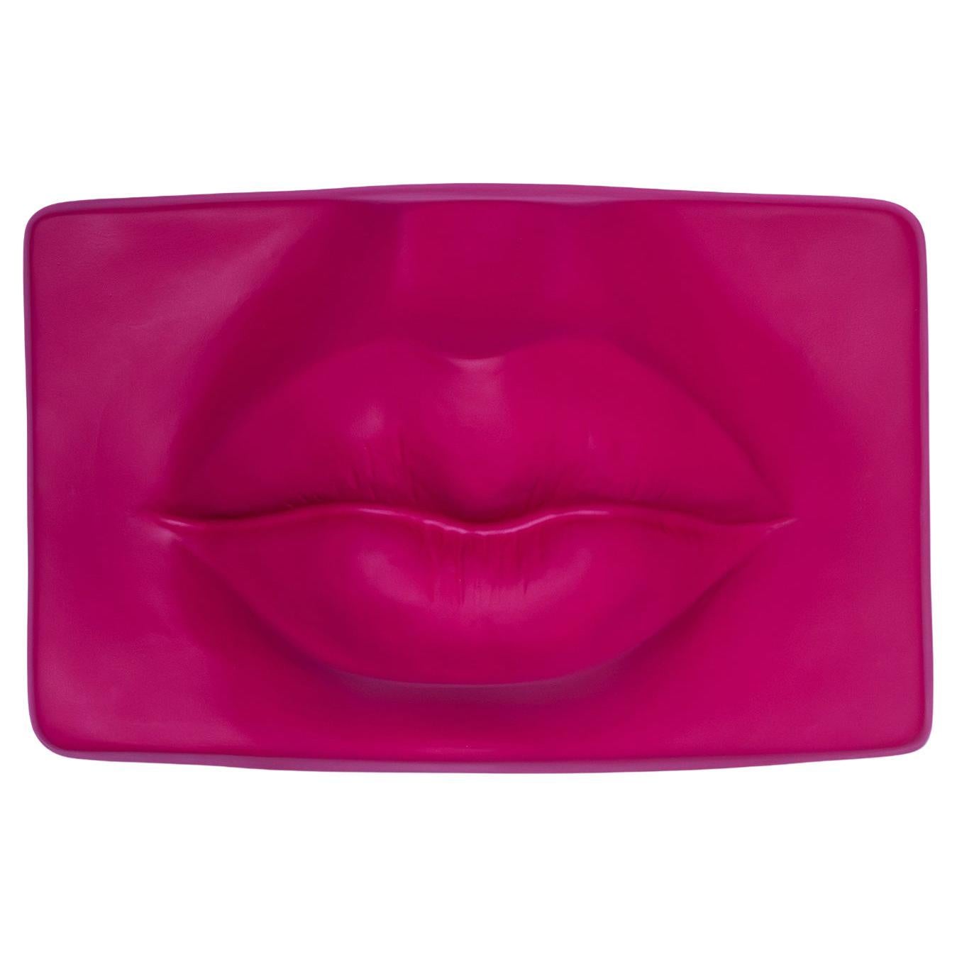 Lips Ruby Woo Sculpture For Sale