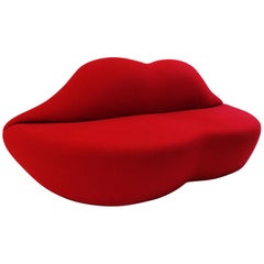 Lips Sofa, Italien, ca. 1980er Jahre