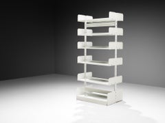 Lips Vago Double 'Congresso' Bookcase in White Steel