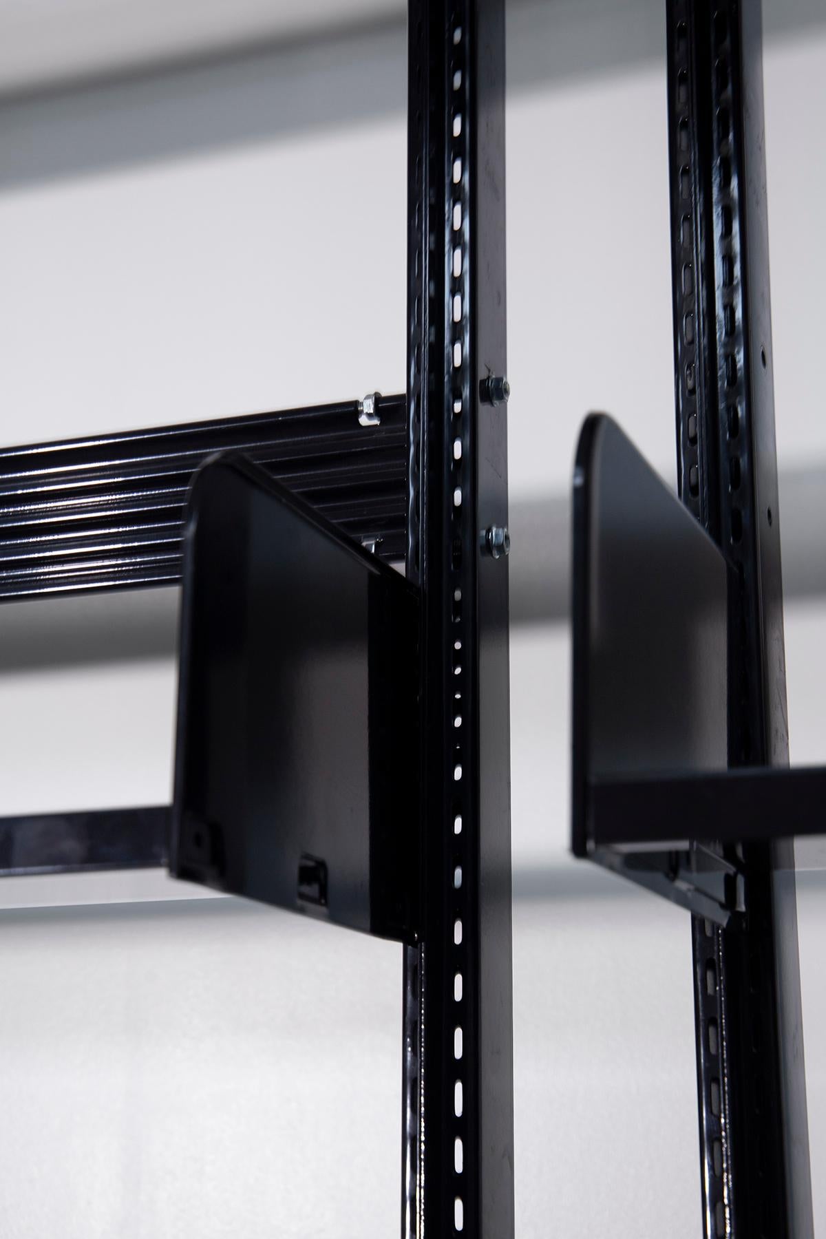 Lips Vago's trio of black Congress bookcases In Good Condition In Milano, IT