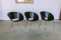 Lipse Dining Chairs by Wolfgang C.R. Mezger in Bent Plywood, Set of 6