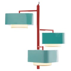 Lipstick and Mint Carousel i Suspension Lamp by Dooq