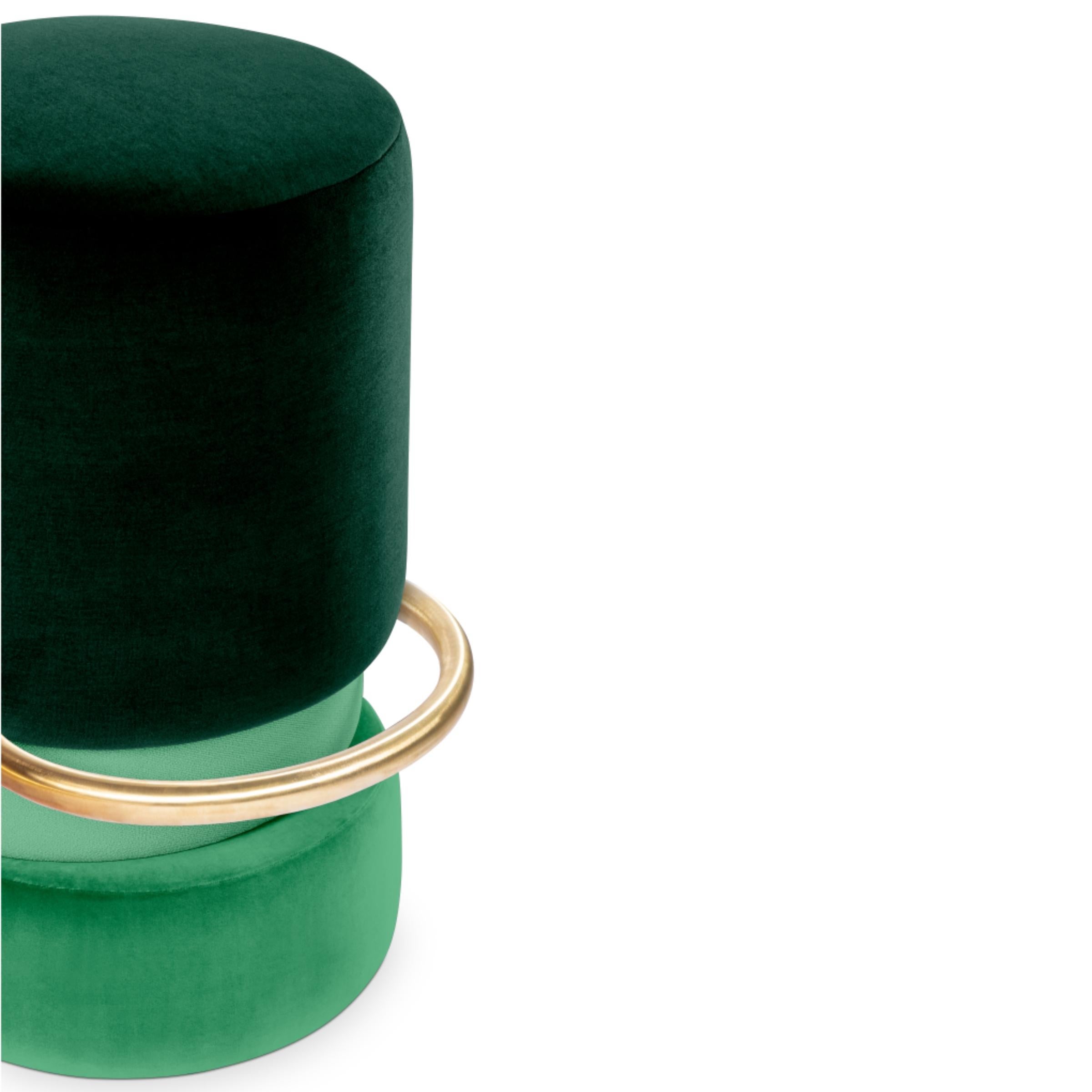 Hand-Crafted Lipstick Bar Stool For Sale