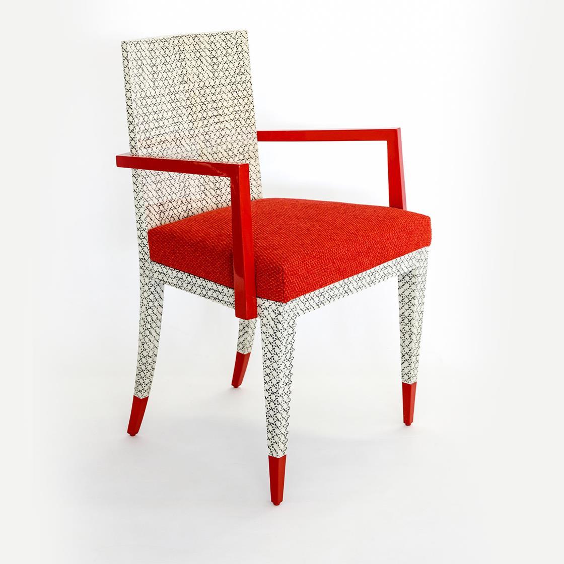 Lippenstift-Stuhl mit Armlehnen im Zustand „Neu“ im Angebot in Milan, IT