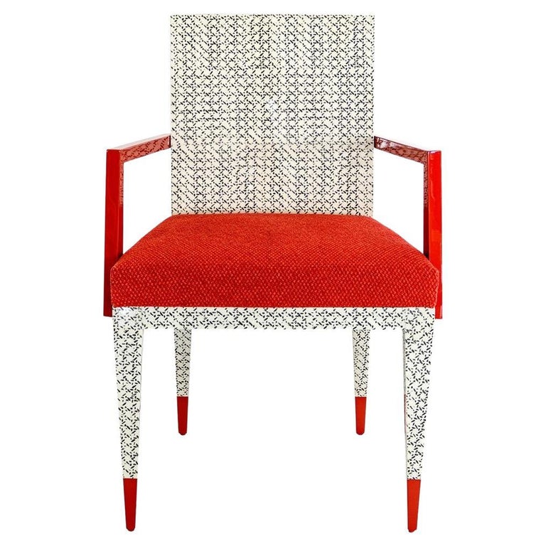 Lipstick Chair With Arms For Sale at 1stDibs
