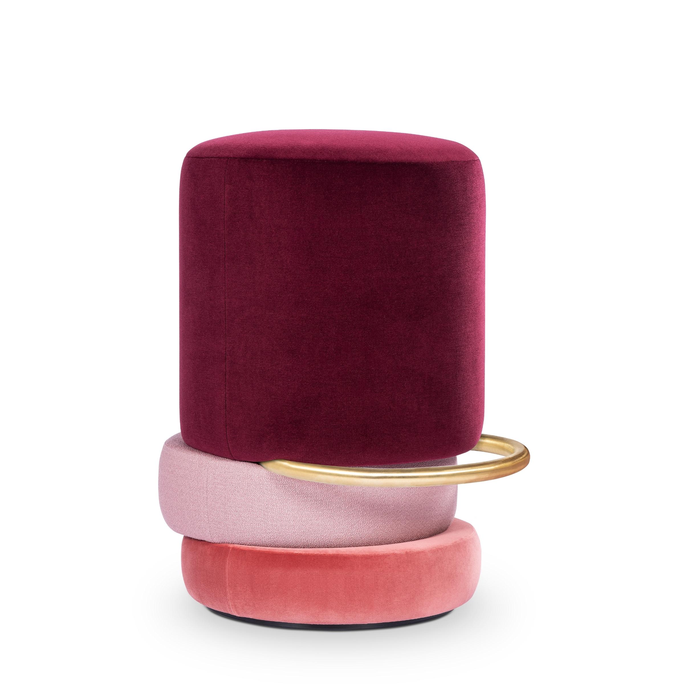 Modern Lipstick Counter Stool For Sale