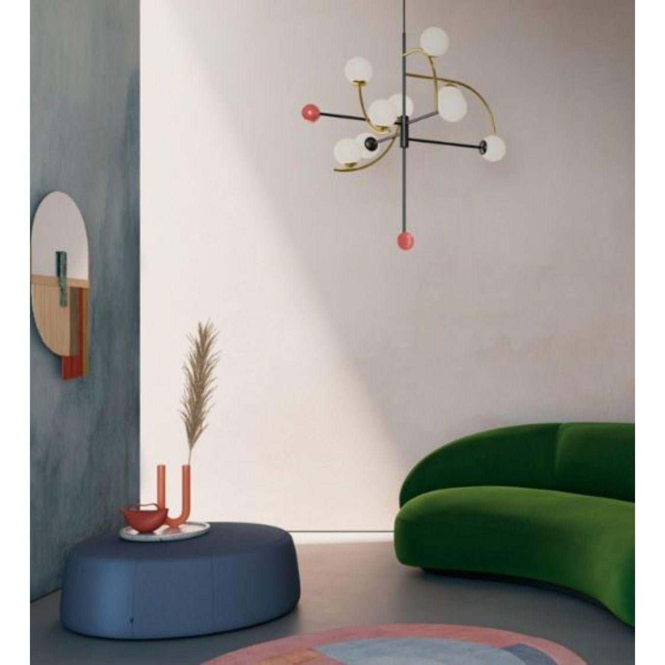 Lipstick Helio I Suspension Lamp by Dooq In New Condition For Sale In Geneve, CH