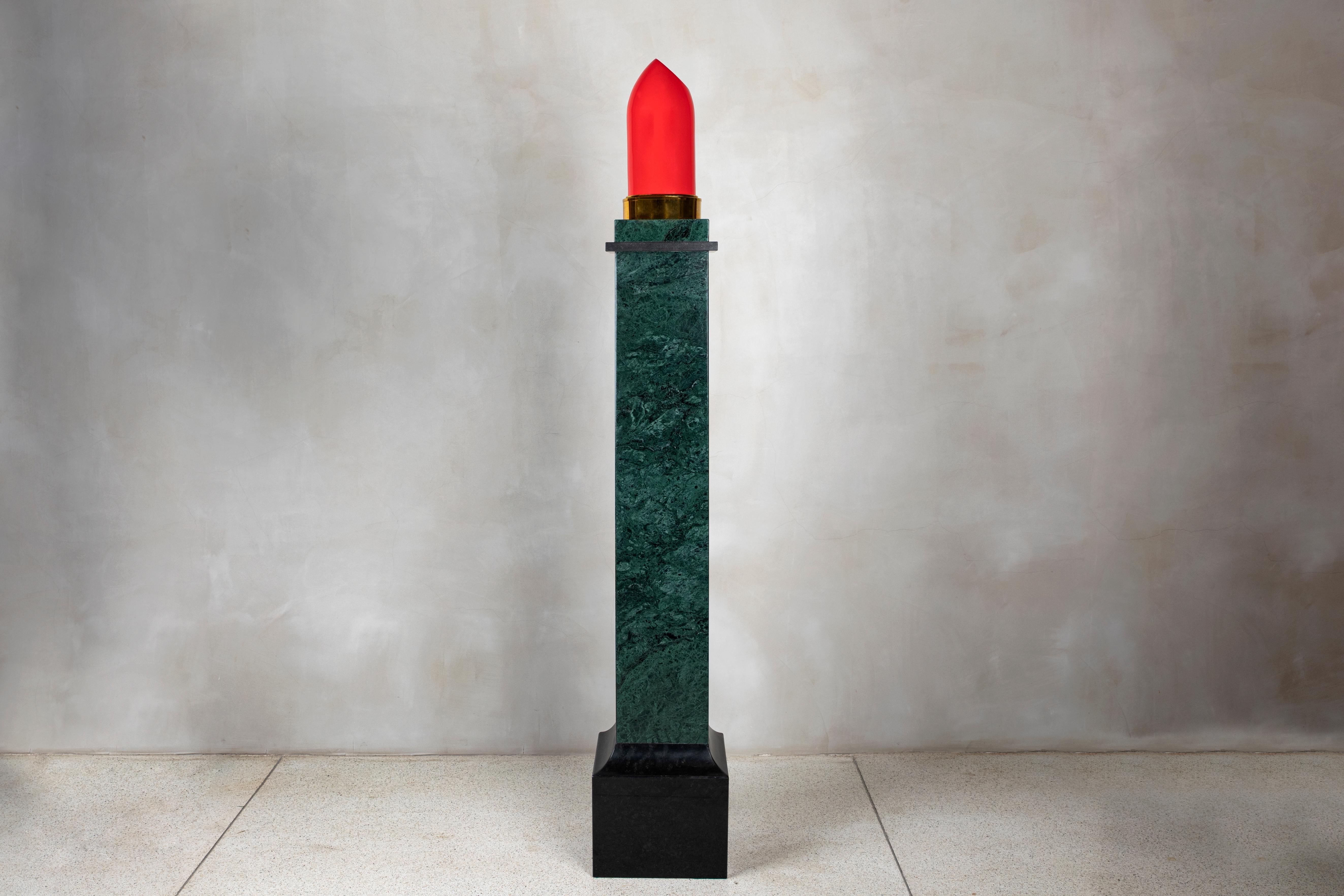 Modern Lipstick Sculpture by Daniel Basso, Argentina, 2021