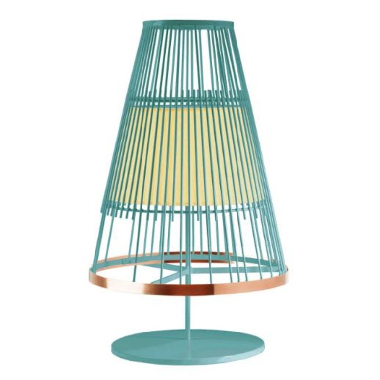 Lampe de bureau Lipstick Up avec anneau en laiton par Dooq En vente sur