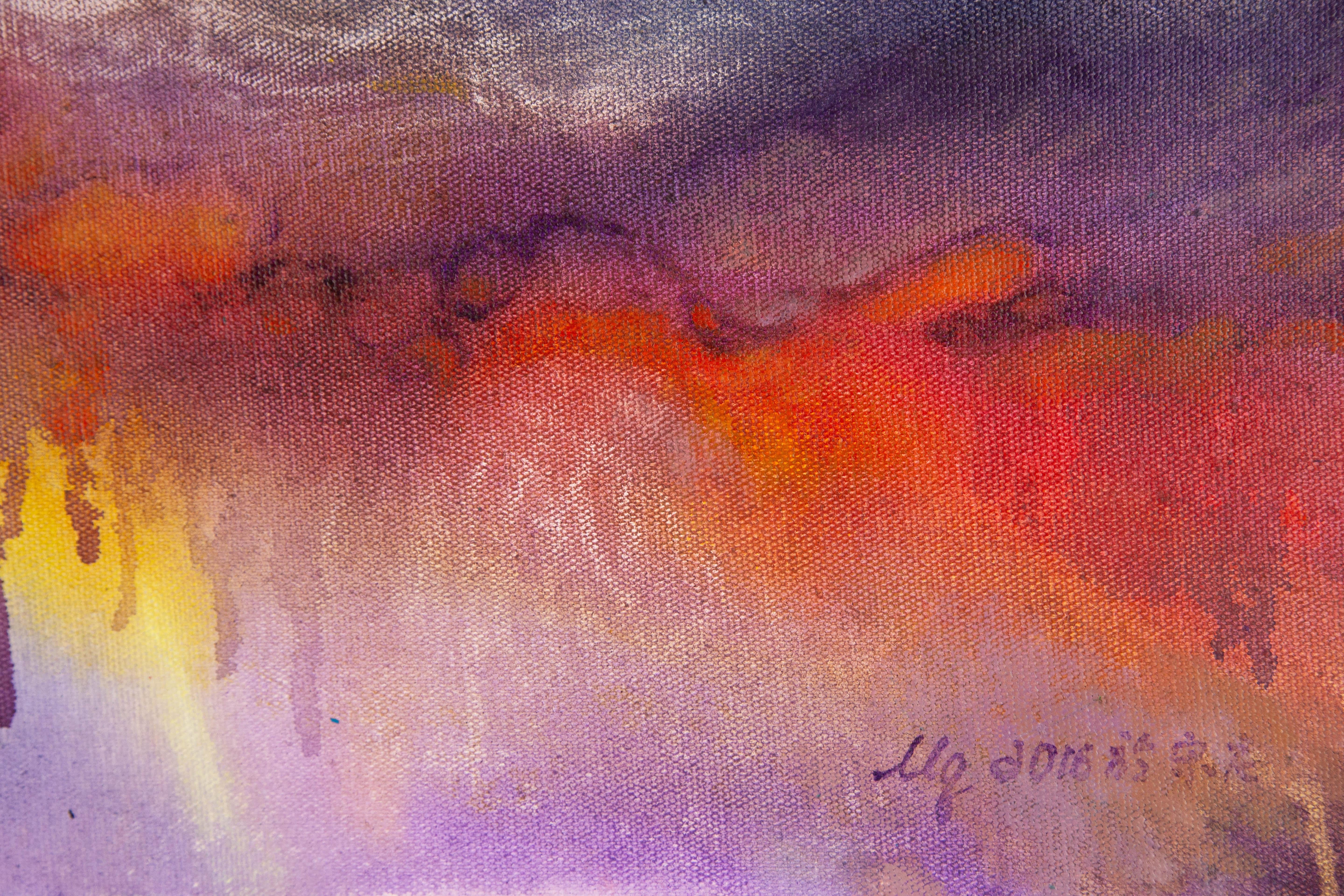 Liqiang Lu Abstract Original Oil On Canvas 