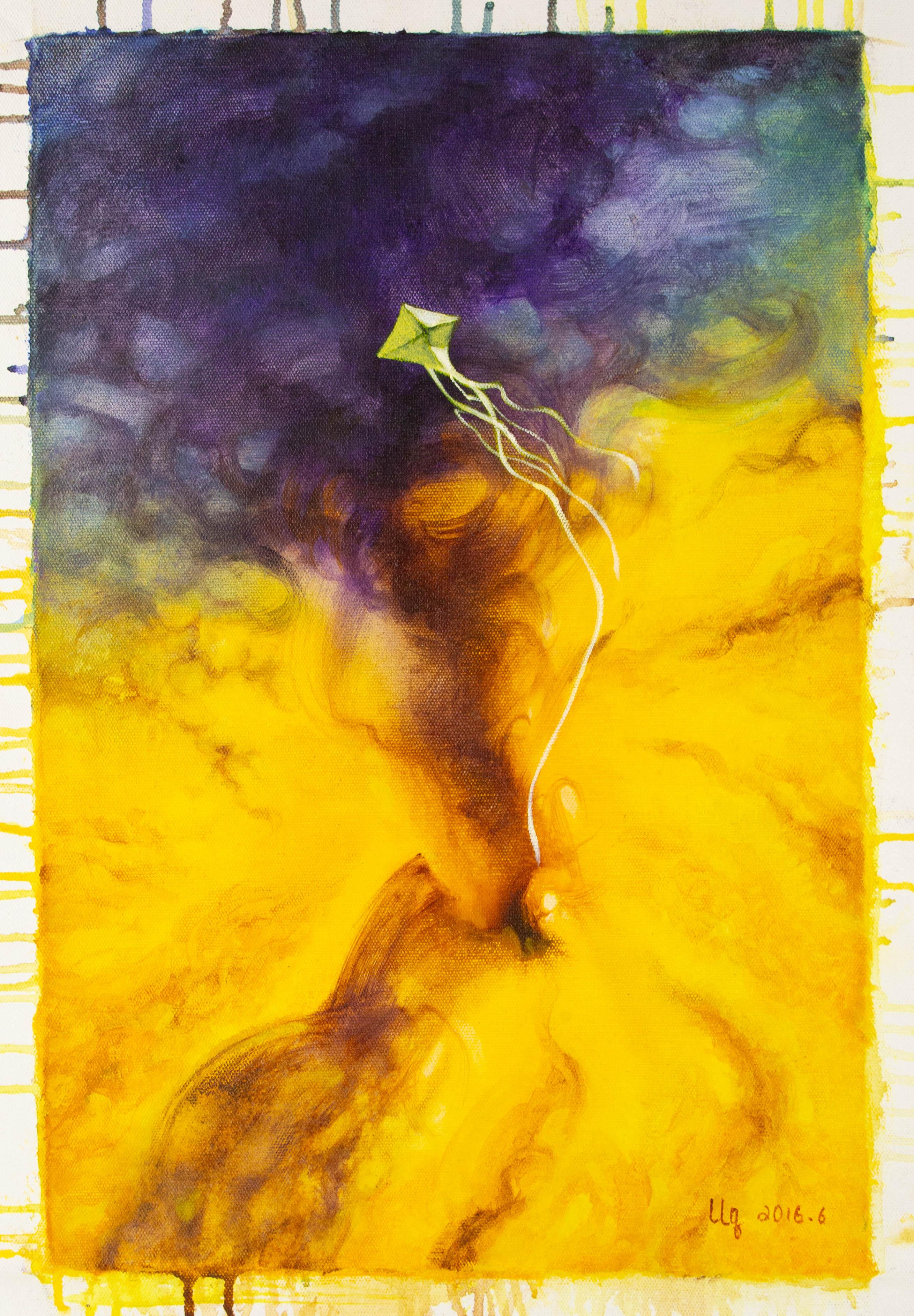 Liqiang Lu Abstract Original Oil On Canvas 