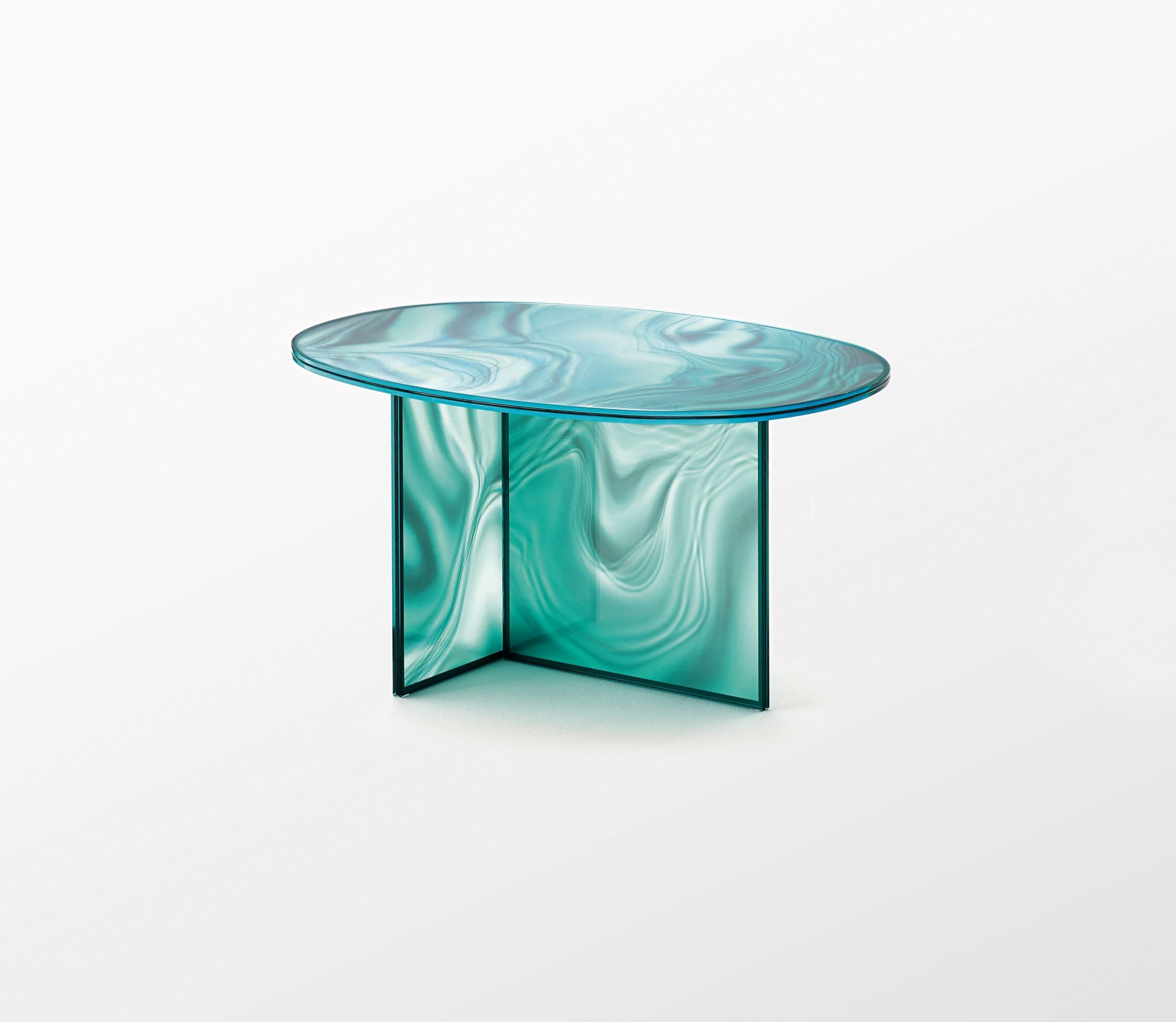 Italiano Tavolini LIQUEFY Disegnati da Patricia Urquiola per Glas Italia in vendita