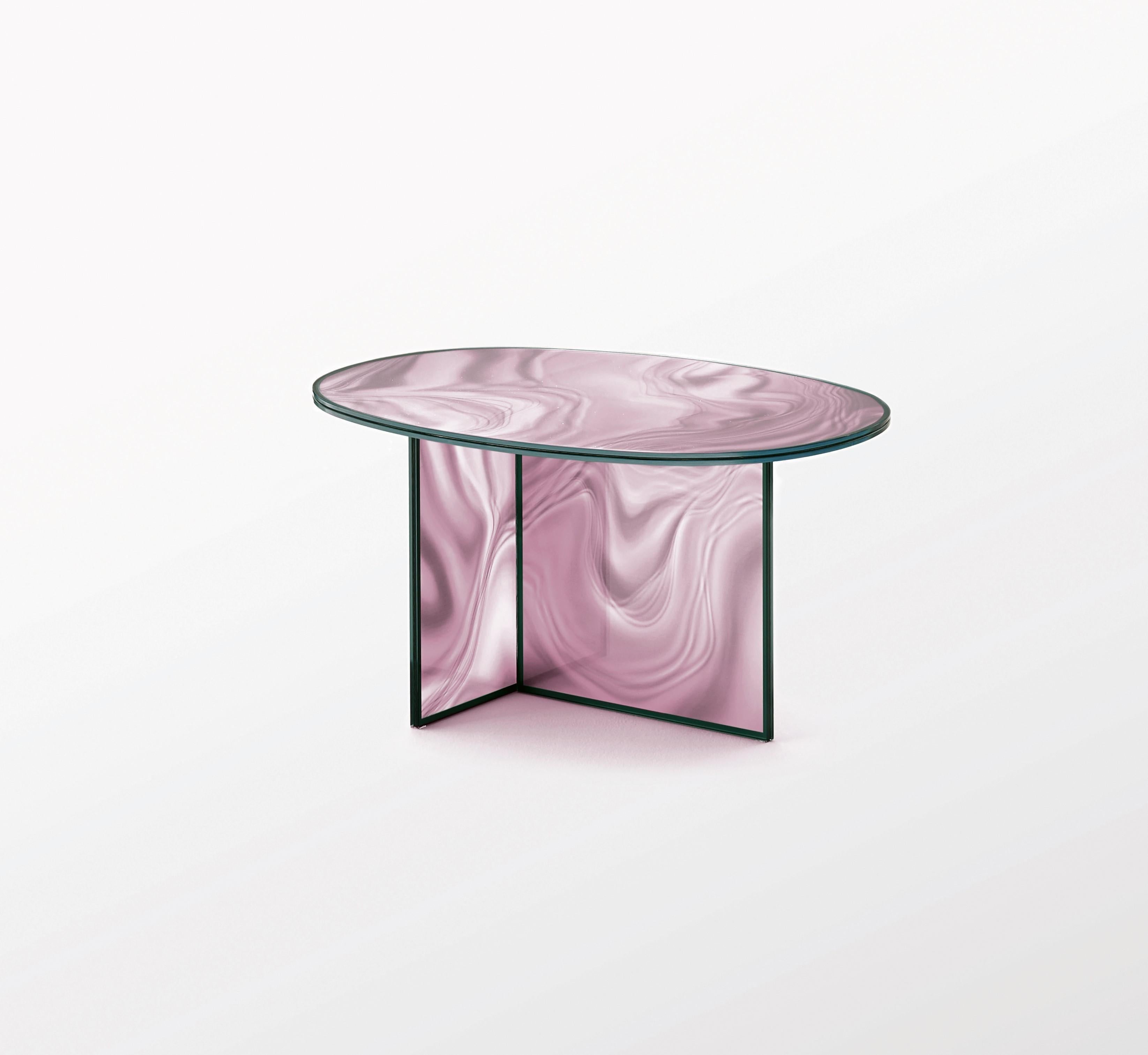Laminato Tavolini LIQUEFY Disegnati da Patricia Urquiola per Glas Italia in vendita