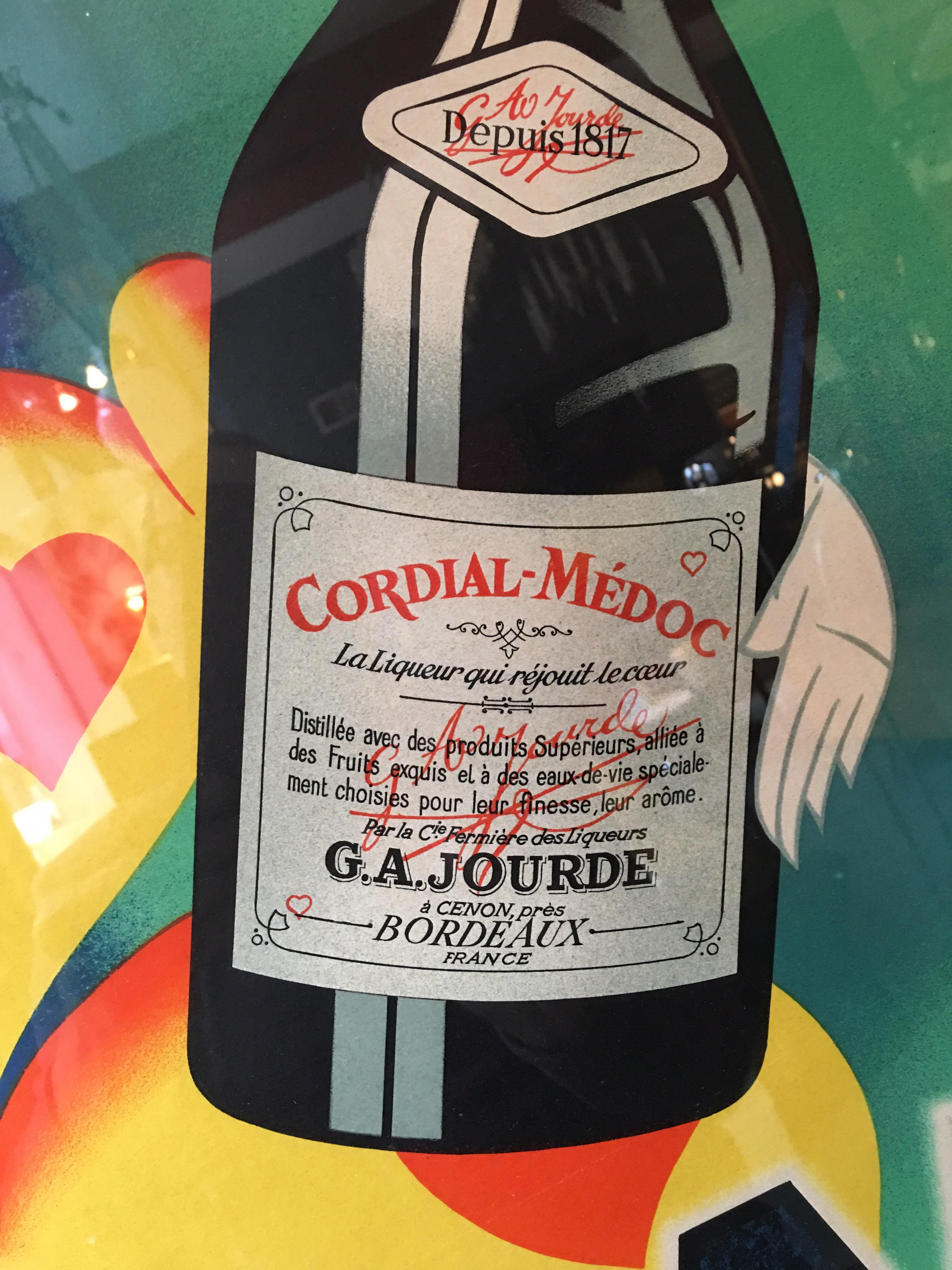 Paper Liqueur Cordial-Medoc French Poster