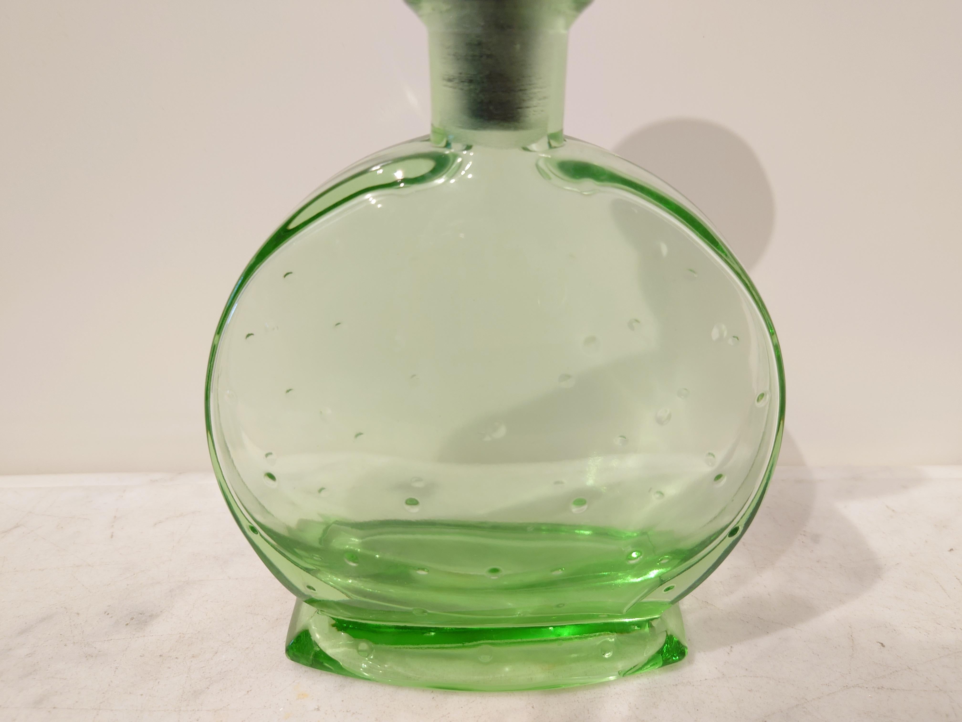 Likör-Set, Art Deco  Kanter mit 6 Gläsern Uraniusglas, 1930er Jahre im Angebot 9