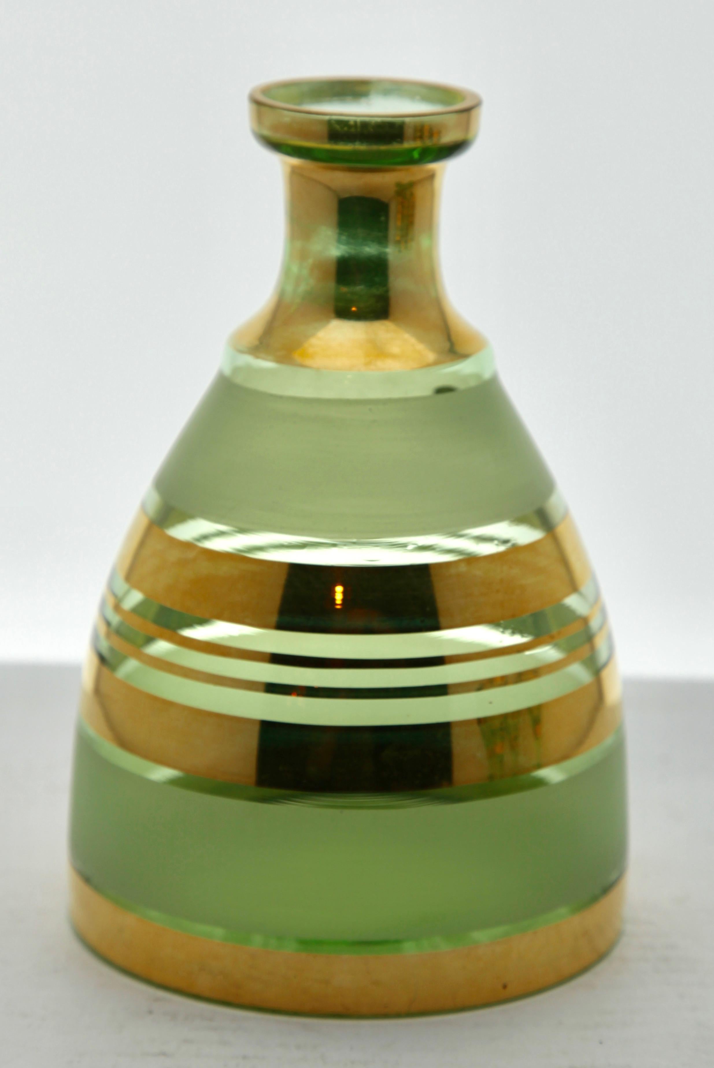 Art Deco Liqueur Set by De Rupel, Boom, Belgium, with Label, circa 1935