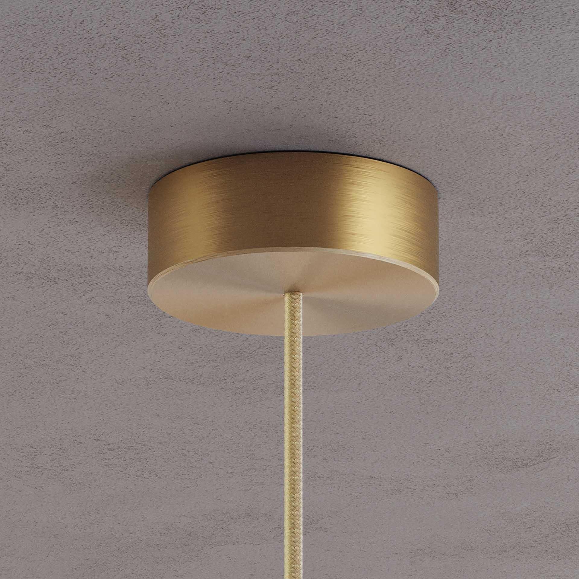 ‘Liquid Pendant Alabaster’ White Gradient Glass and Satin Brass Ceiling Light In New Condition For Sale In London, GB