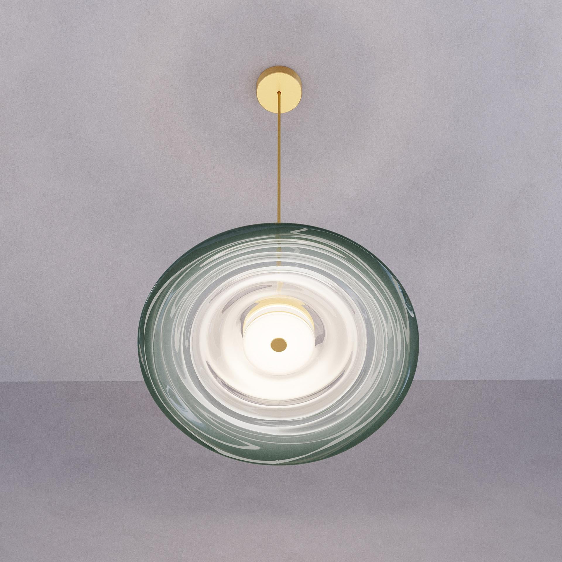 Contemporary Liquid Pendant Jade by Atelier001