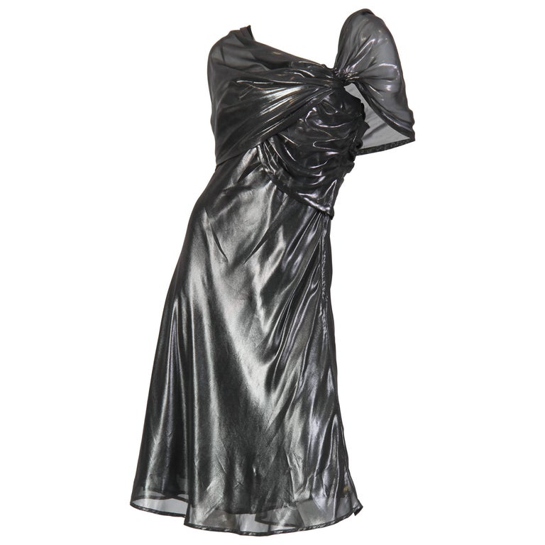 v neck a line midi dress Women's Carnation A-line V-Neck Brocade Midi Dress S/M/L/XL/XXL Black MEAN BLVD Black / M