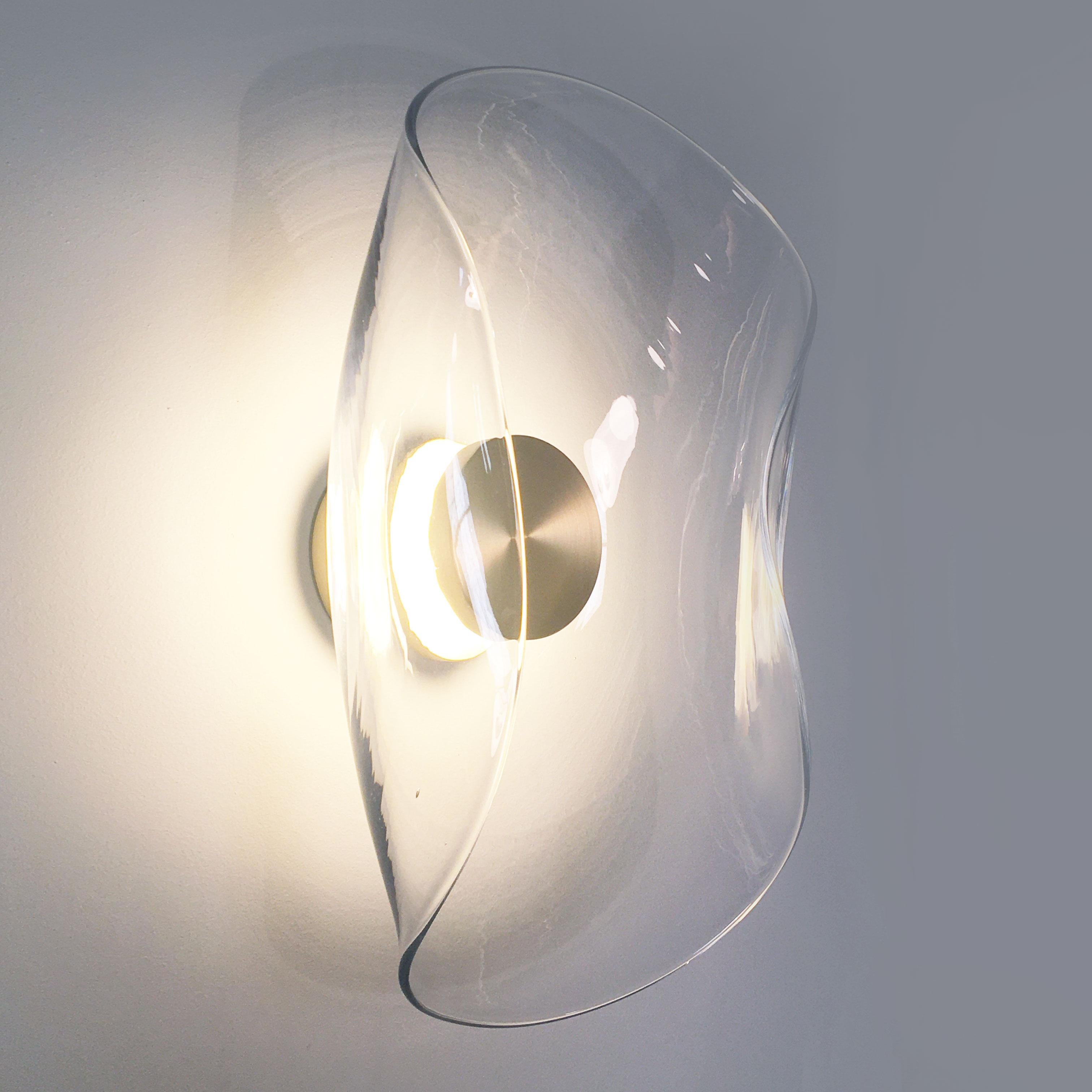 blown glass wall lights