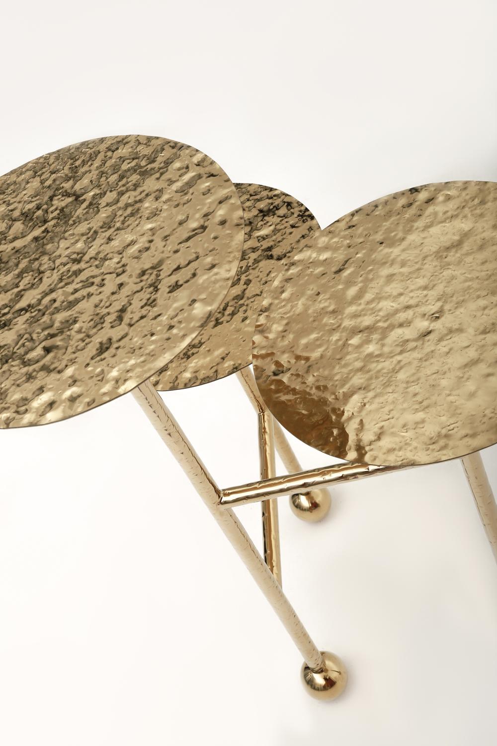 XXIe siècle et contemporain Table liquide or en vente