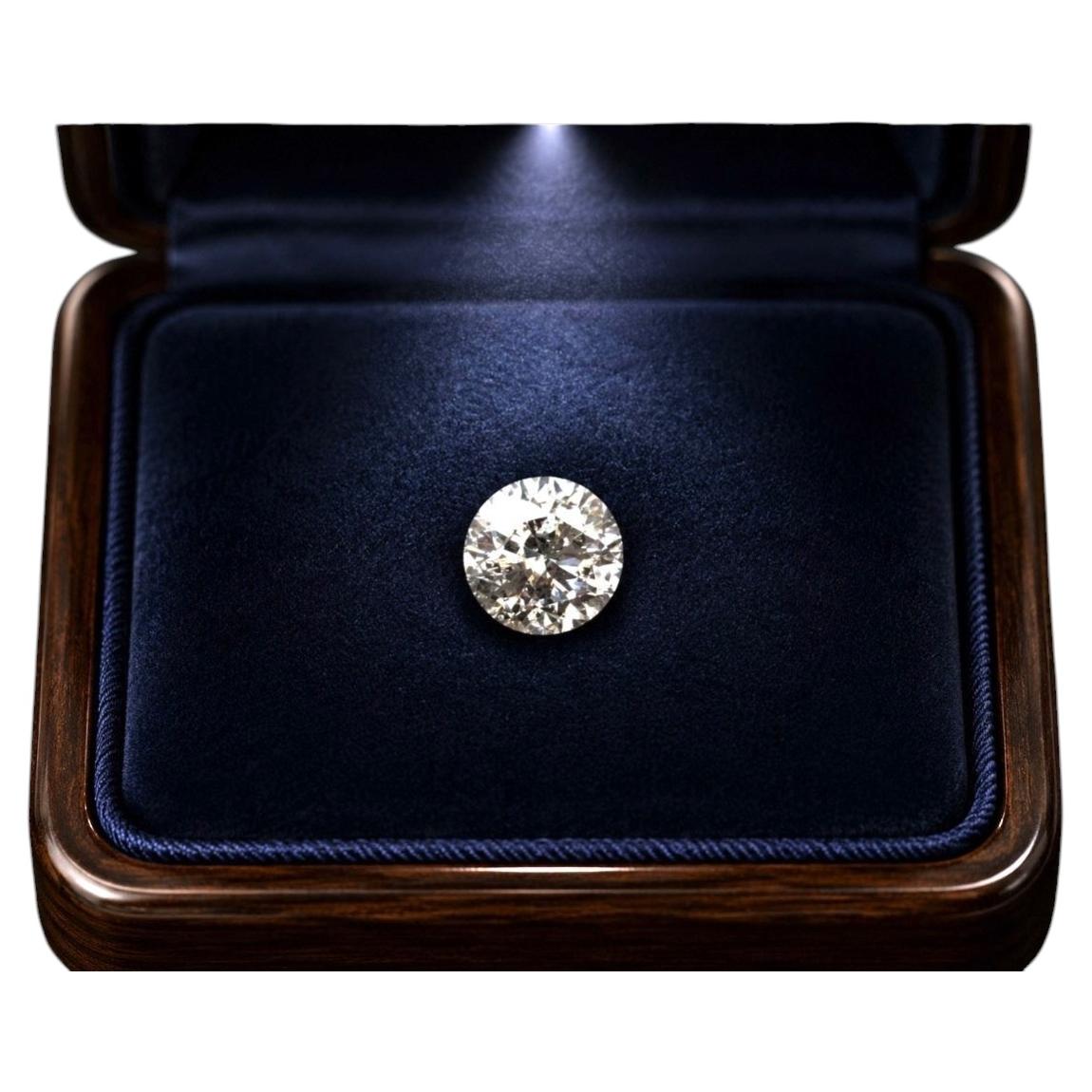 WEEK LONG CLEARANCE, 2.30 Carat Round Shape Natural Diamond No treatments For Sale