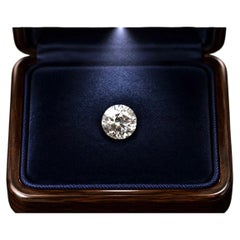 LIQUIDATION, 2.30 Carat Round Shape Natural Diamond No treatments