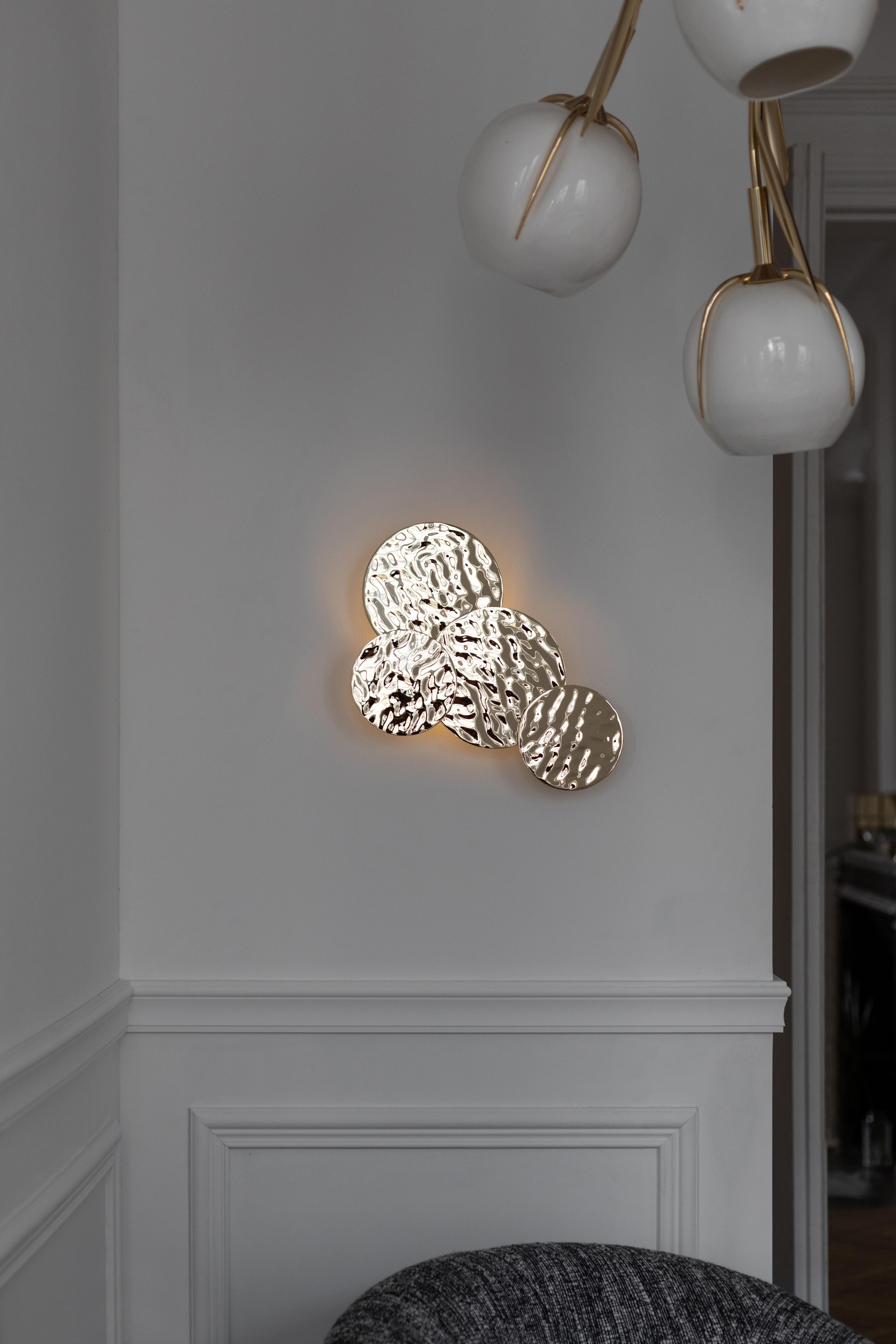 Modern Liquide Wall Lamp by Mydriaz For Sale