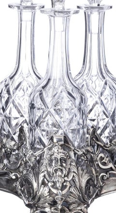 Liquor bottle in a cone