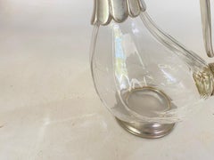 Liquor bottle in Glass and Metal France 20th century Silver color