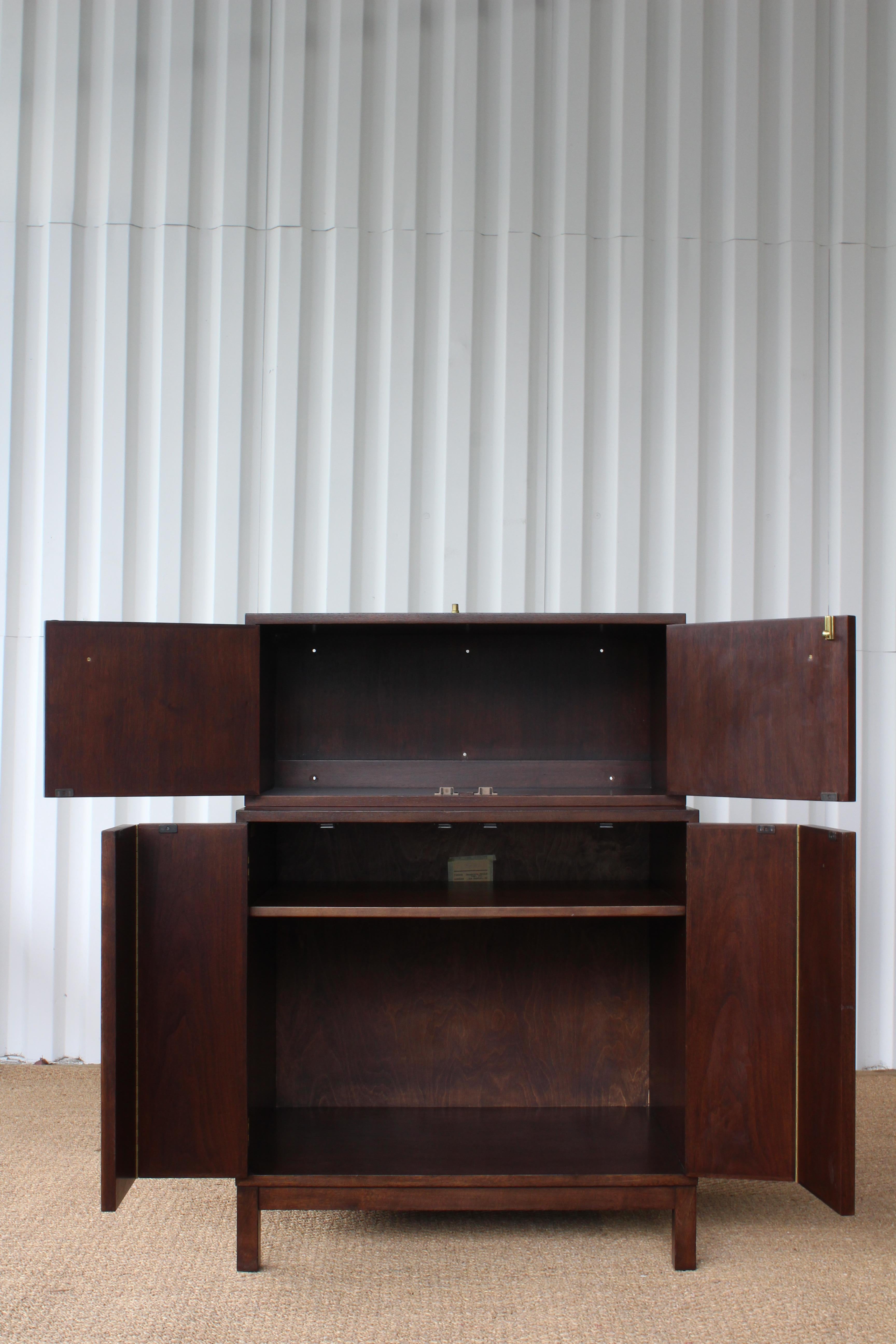 Mid-Century Modern Liquor Cabinet by Edward Wormley for Dunbar, USA, 1950s