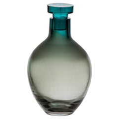Liquor Decanter in Tourmaline Olive Glass