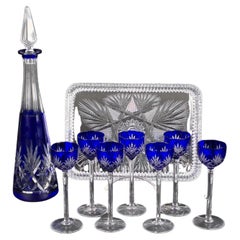 Liquor Service From The Crystal Factory Of Saint Louis - Massenet Model