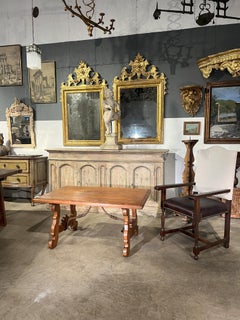 LIRA Old Chestnut Coffee Table - 17th Century Italian Refectory Style in stock