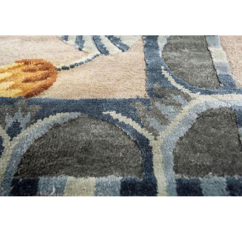 Alfombra anudada a mano Lirio Pebble & Mood Indigo 240x300 cm Indio en venta