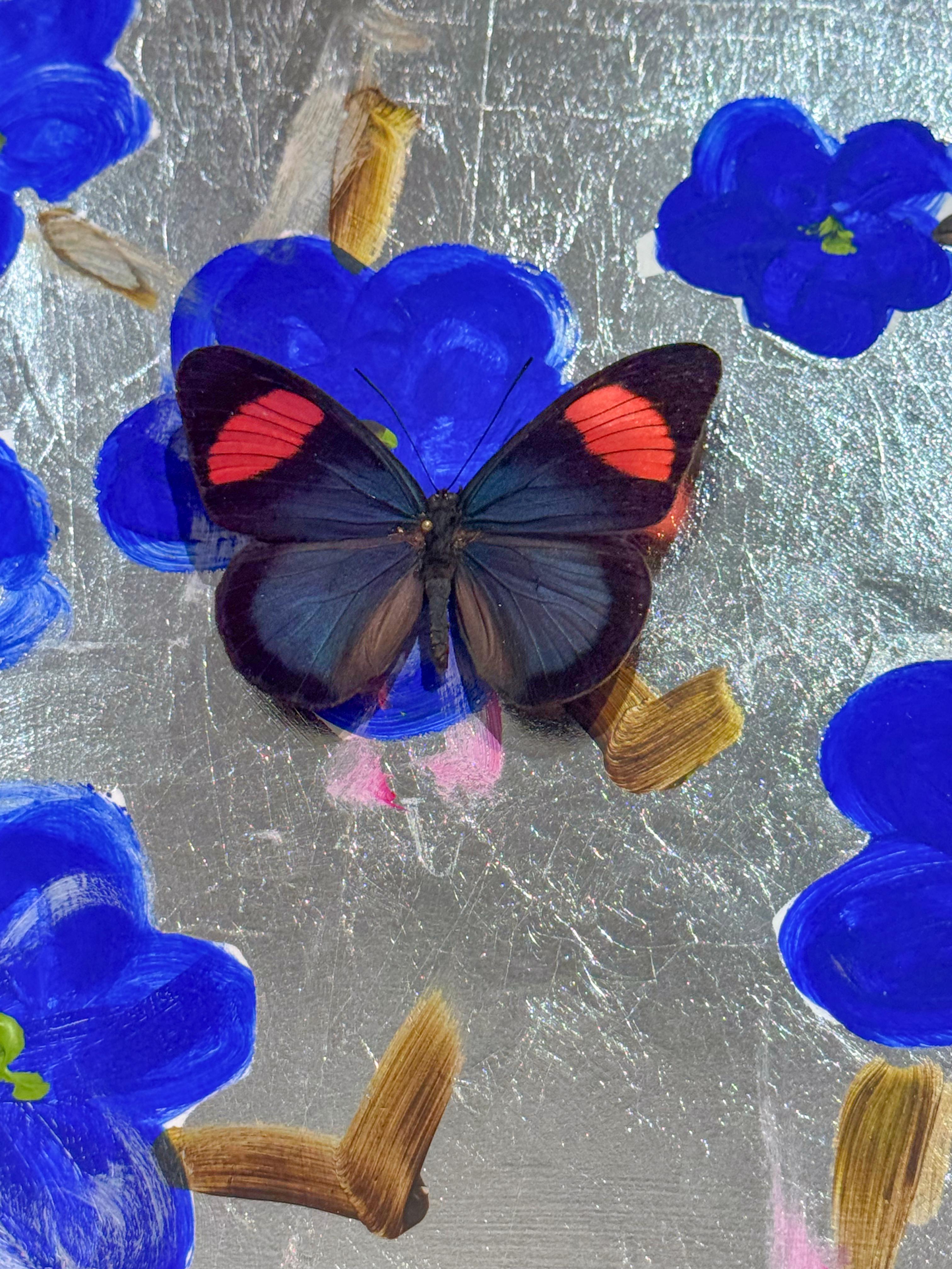 Butterfly Collector #2 - Photorealist Mixed Media Art by Lis Sam