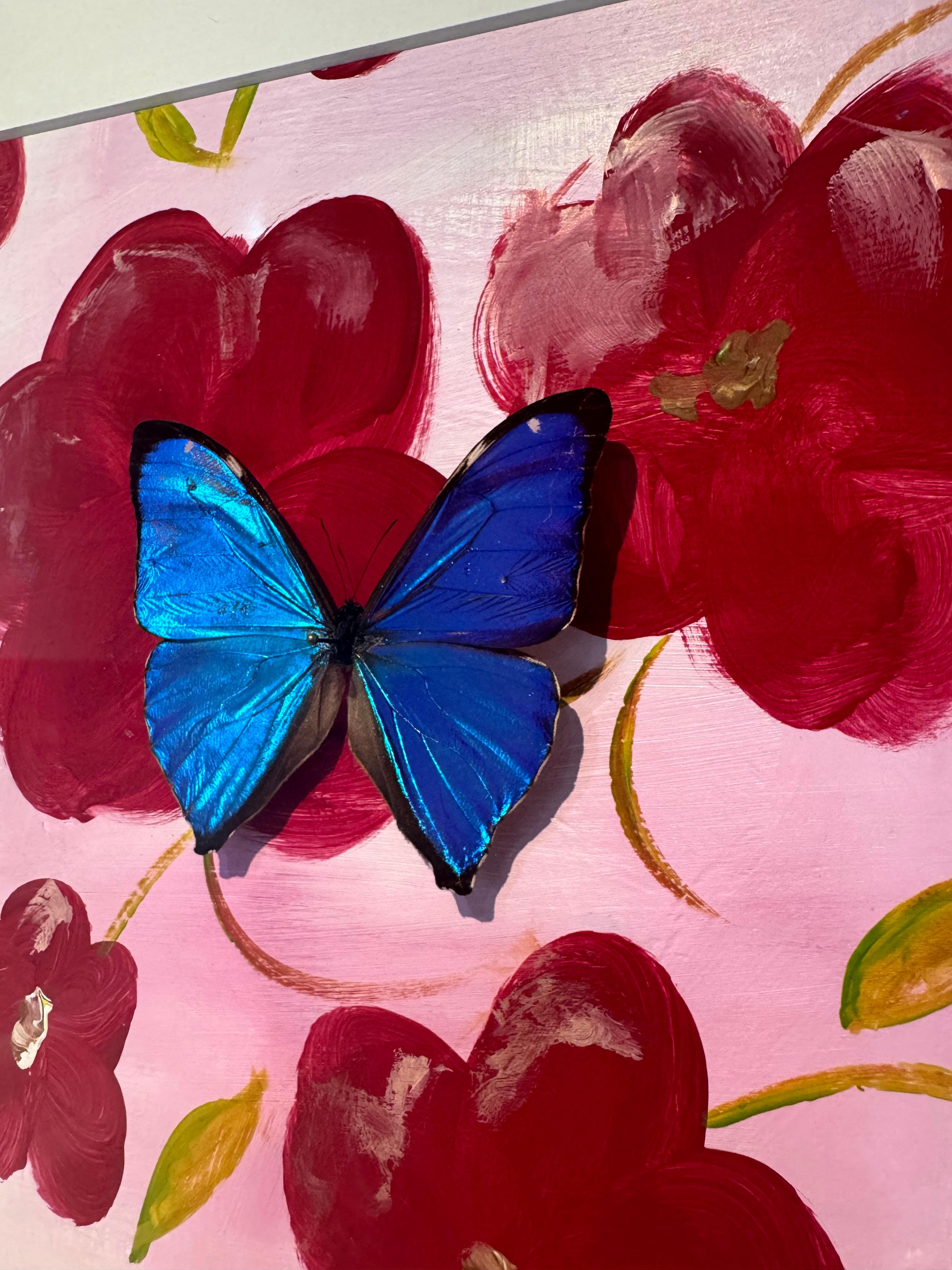 Butterfly Collector #4 - Photorealist Mixed Media Art by Lis Sam