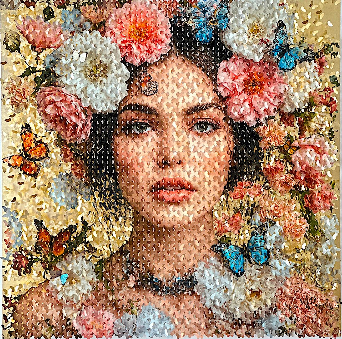 Jardin Secret 2 - Mixed Media Art by Lis Sam