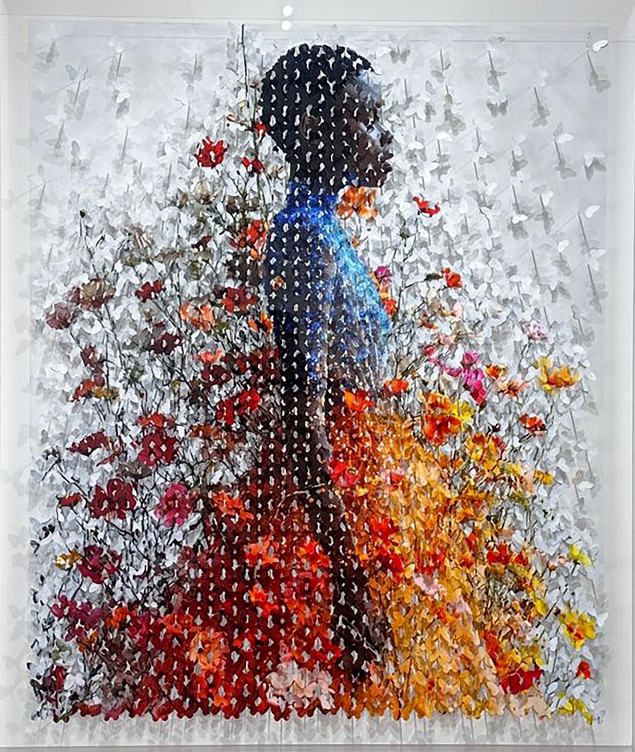 Orange Blossom 1 - Mixed Media Art by Lis Sam