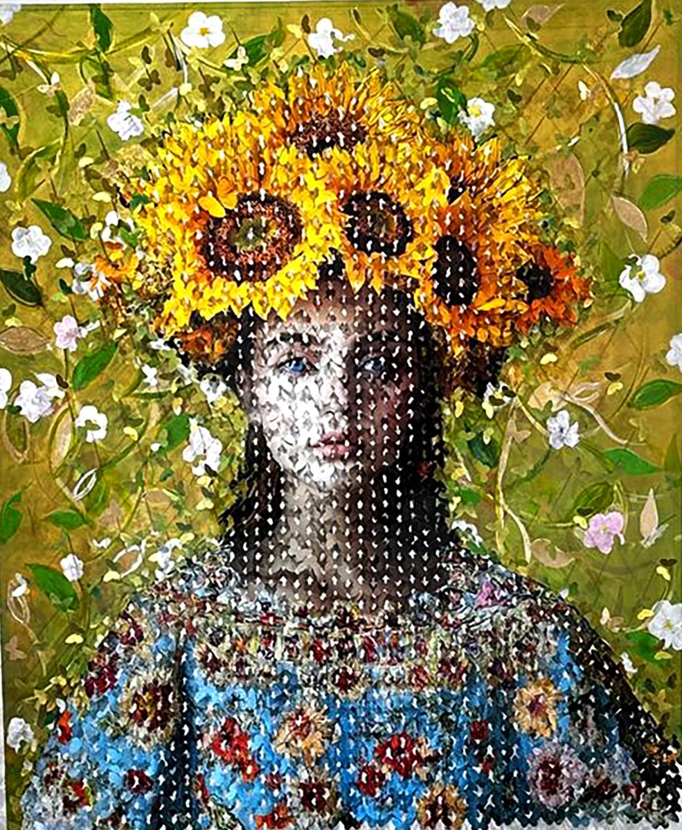 Tournesol - Mixed Media Art by Lis Sam