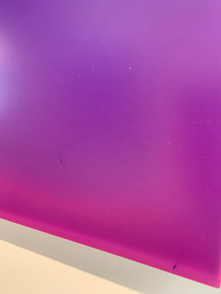 Gradient No.10 - Purple Abstract Painting by Lisa Bartleson