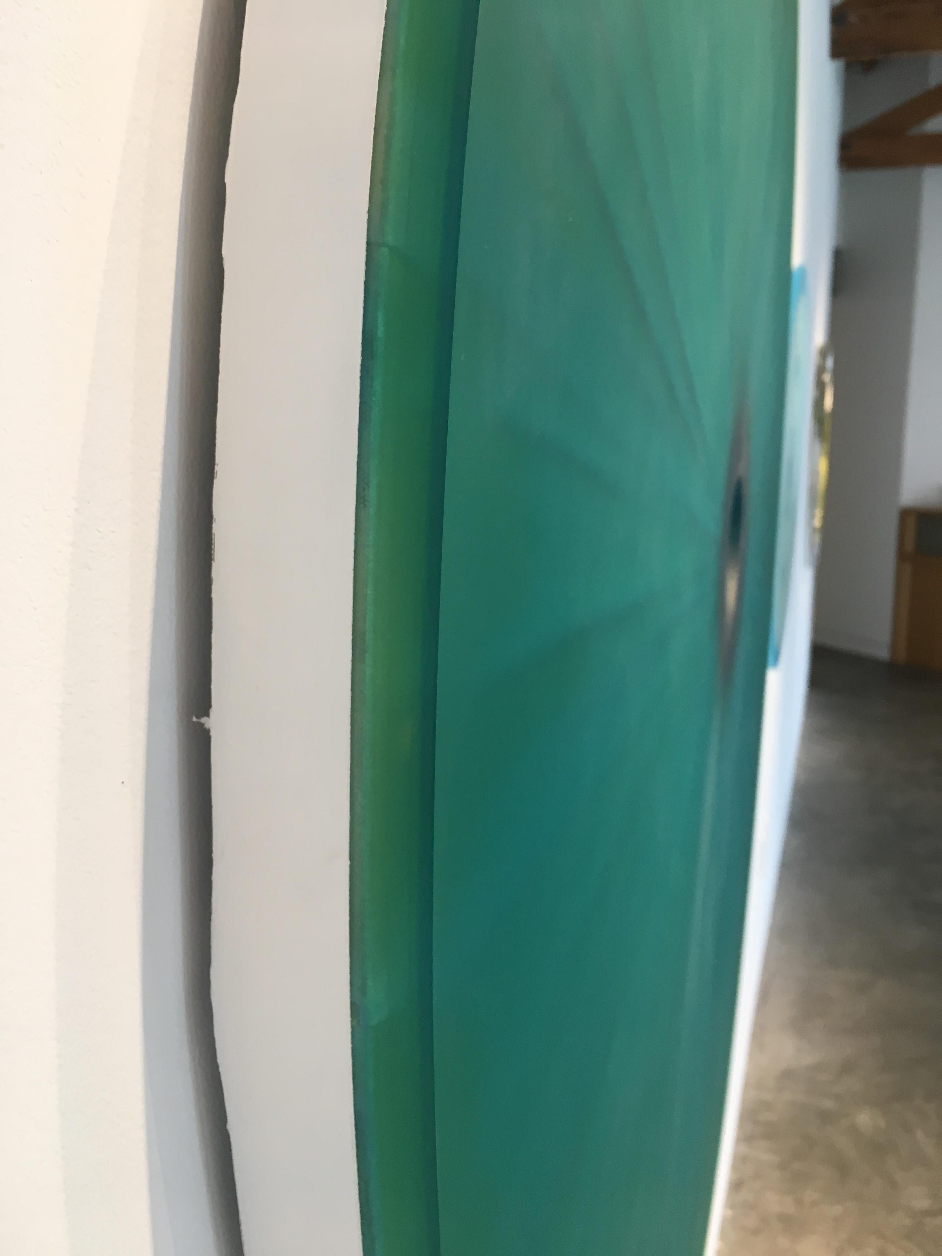 Oculus No.10 (Blau), Abstract Sculpture, von Lisa Bartleson
