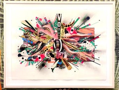 Lisa Berley, 'Voyage'  Mixed Media Collage Painting on Arches Paper