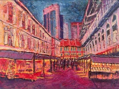Open Market - original painting - contemporary art