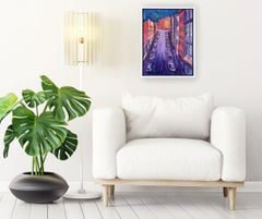 Williamsburg, Brooklyn- original modern NY cityscape painting - contemporary art