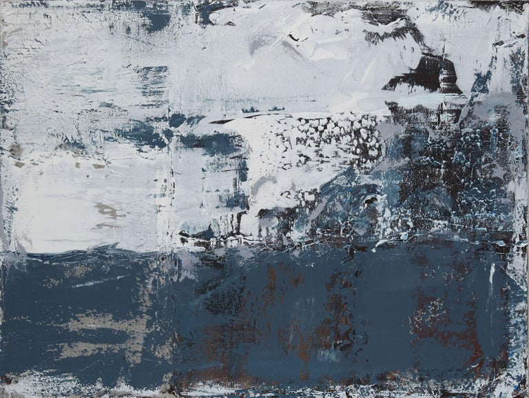 Lisa Bolin - A Blue Horizon, Painting, Acrylic on Canvas For Sale at
