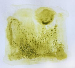 Chartreuse Magic, Gemälde, Acryl auf Aquarellpapier